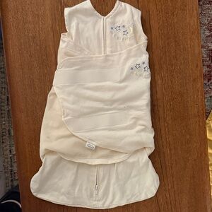 Halo Cream Sleep Sack with Star Design